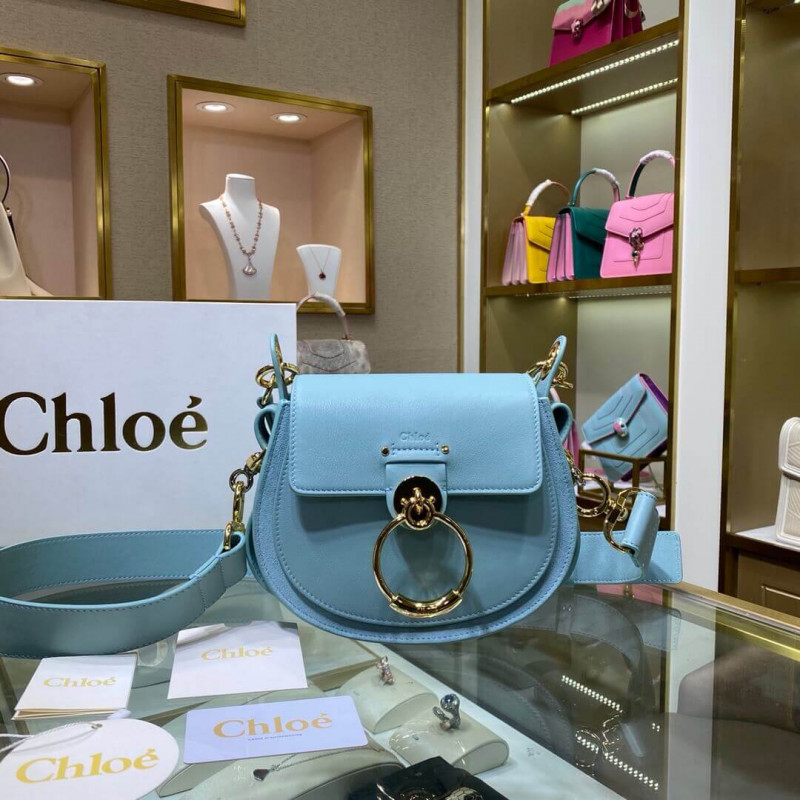 Chloe Small Tess Bag In Calfskin S1153