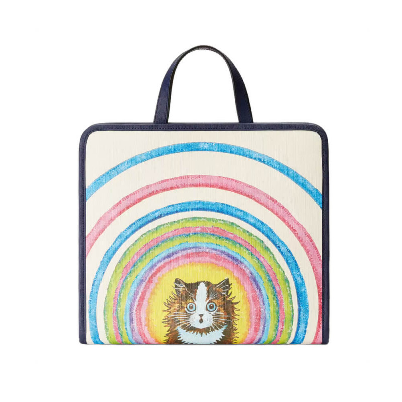 Gucci Tote Bag Cat Print 605614