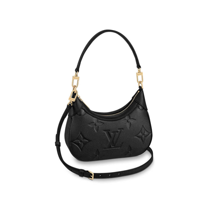 Louis Vuitton Monogram Empreinte Leather Bagatelle M46002 Black