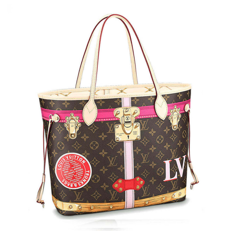 Louis Vuitton Summer Trunks Printed Neverfull MM M41390