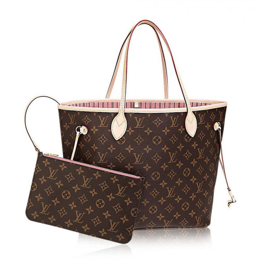 Louis Vuitton Monogram Canvas Neverfull MM M50366 Pink