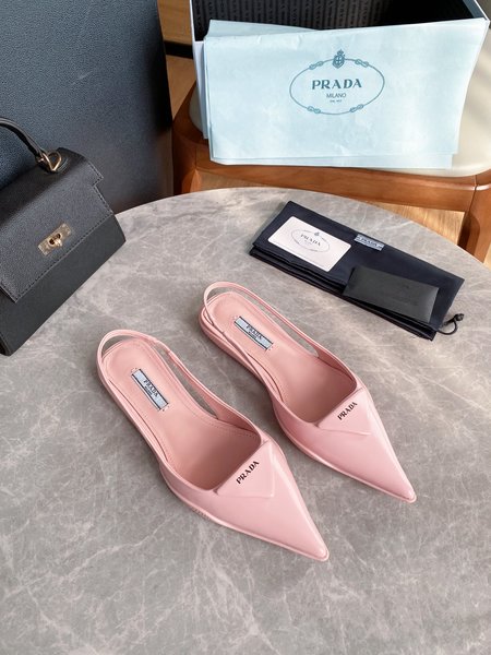 Prada classic triangle sandals