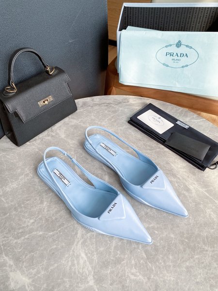 Prada classic triangle sandals