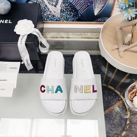 Chanel Sheepskin platform slippers 320