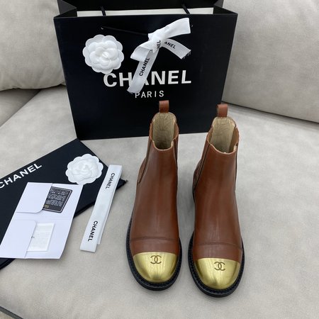 Chanel Dallas boots cowhide heel height 3.5cm