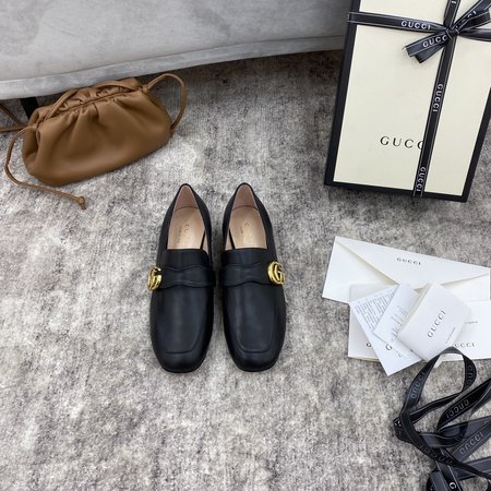 Gucci GG calfskin loafers