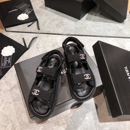 Chanel Velcro sandals