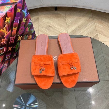 LP Slippers Cashmere Suede