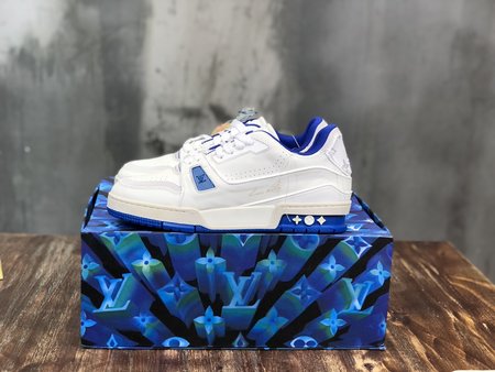 Louis Vuitton Canvas platform shoes LOGO