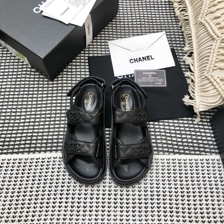 Chanel Velcro sandals