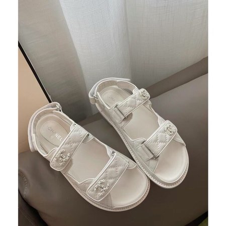 Chanel Velcro sandals