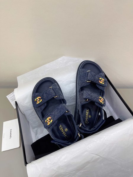 Chanel Velcro sandals