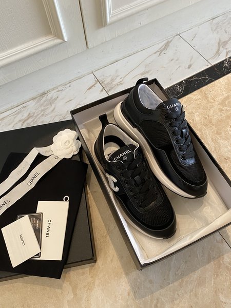 Chanel Sports series calfskin and mesh