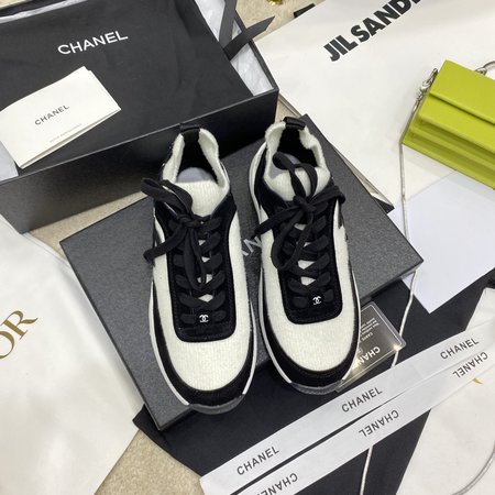 Chanel Wool socks sneakers