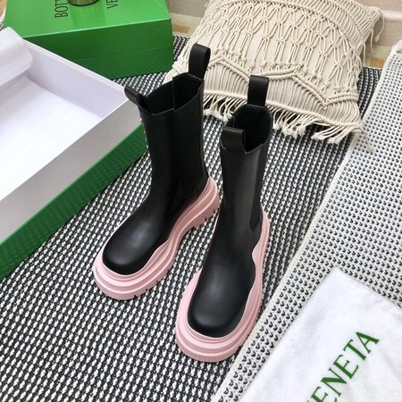 Bottega Veneta mid calf chelsea boots
