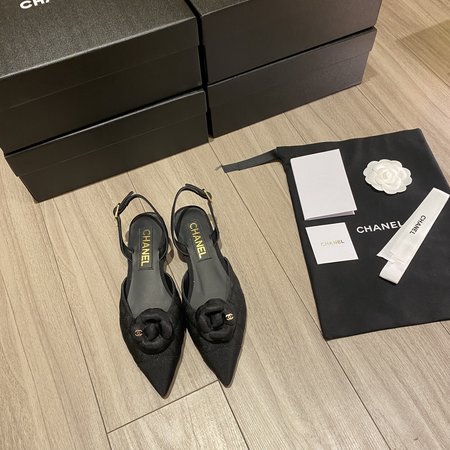 Chanel camellia sandals
