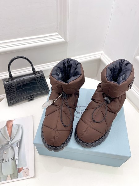 Prada down snow boots