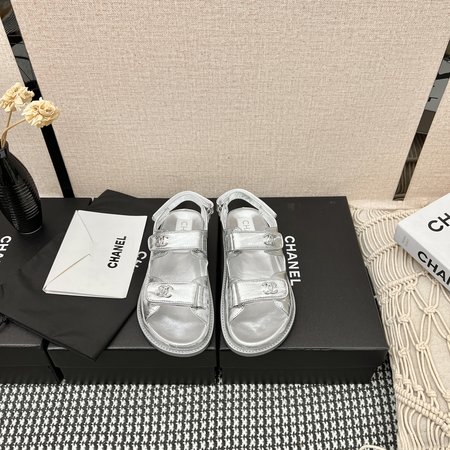 Chanel Velcro sandals