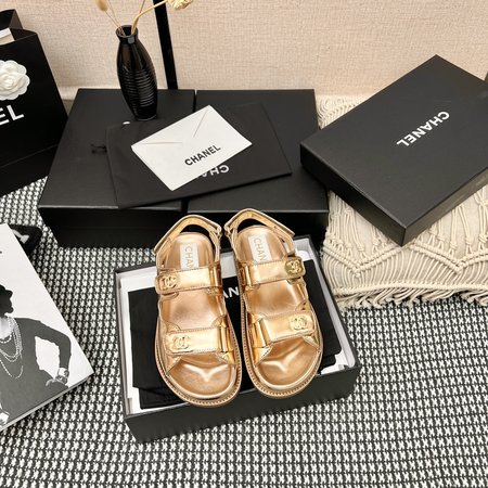 Chanel Velcro sandals