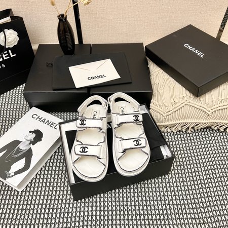 Chanel Velcro sandals