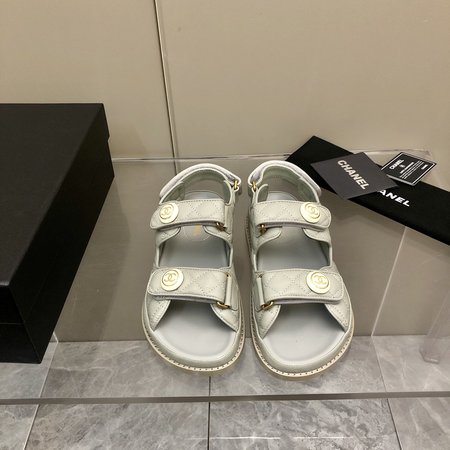 Chanel Velcro sandals