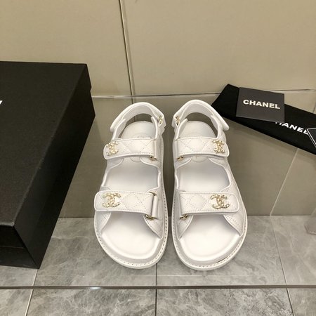 Chanel Velcro sandals