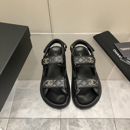 Chanel Velcro sandals