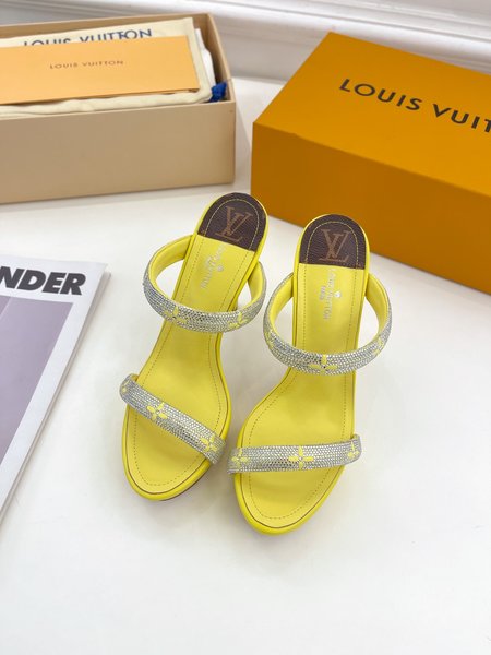 Louis Vuitton LV | Australian Diamond High Slippers