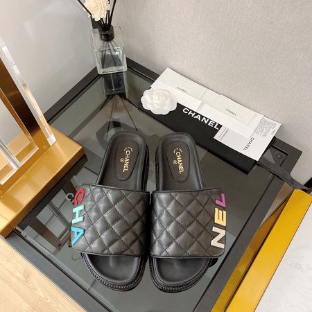 Chanel Candy Color Slippers