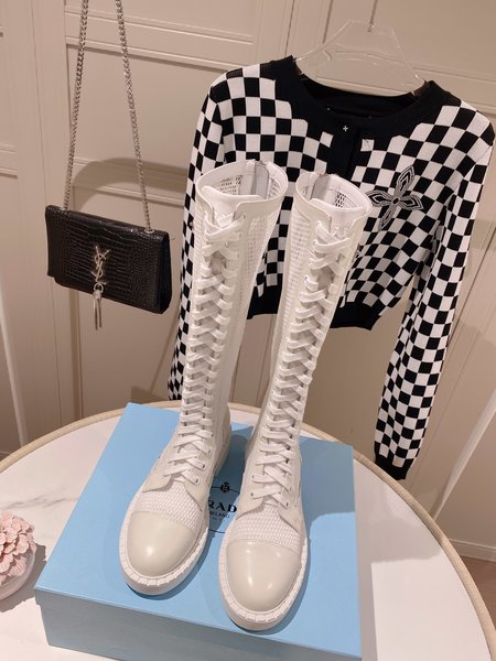 Prada 2 new hollow mesh boots series